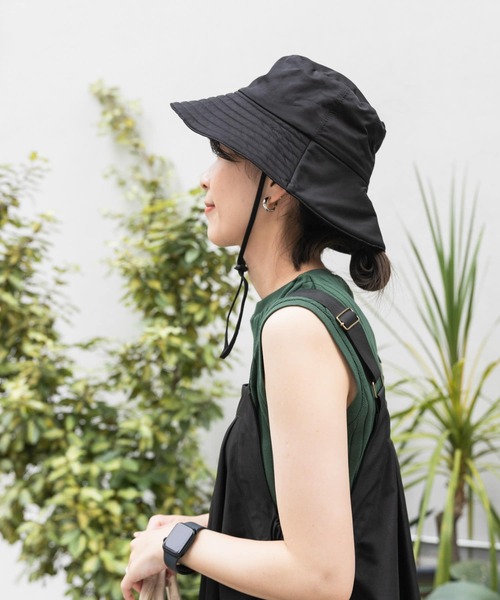 URBAN RESEARCH DOORS（アーバンリサーチドアーズ）の「撥水バケットハット（ハット・レディース・ライトベージュ/ブラック・-）」の11枚目の写真