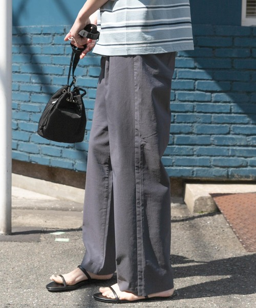 FORK&SPOON（フォークアンドスプーン）の「FORK&SPOON　idealstretchリネンブレンドパンツ（その他パンツ・レディース・オリーブ/ブラック/ブルー系その他・2/1）」の3枚目の写真