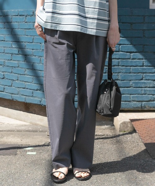 FORK&SPOON（フォークアンドスプーン）の「FORK&SPOON　idealstretchリネンブレンドパンツ（その他パンツ・レディース・オリーブ/ブラック/ブルー系その他・2/1）」の19枚目の写真