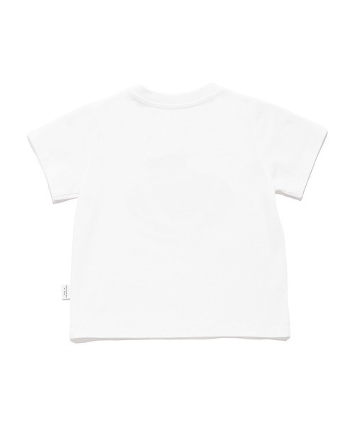 gelato pique（ジェラートピケ）の「【接触冷感】【BABY】フルーツアニマルワンポイントTシャツ（Tシャツ/カットソー・キッズ・オフホワイト/ピンク・80/70）」の7枚目の写真