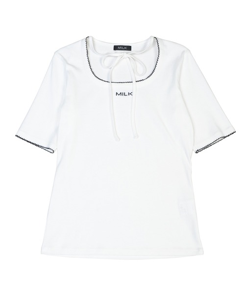 MILK(ミルク)の「チョーカー トップス(Tシャツ/カットソー・レディース・A/C/B・FREE)」の2枚目の写真