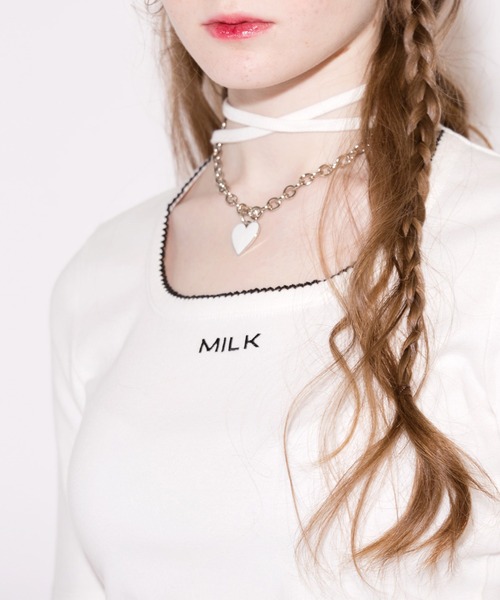 MILK(ミルク)の「チョーカー トップス(Tシャツ/カットソー・レディース・A/C/B・FREE)」の13枚目の写真