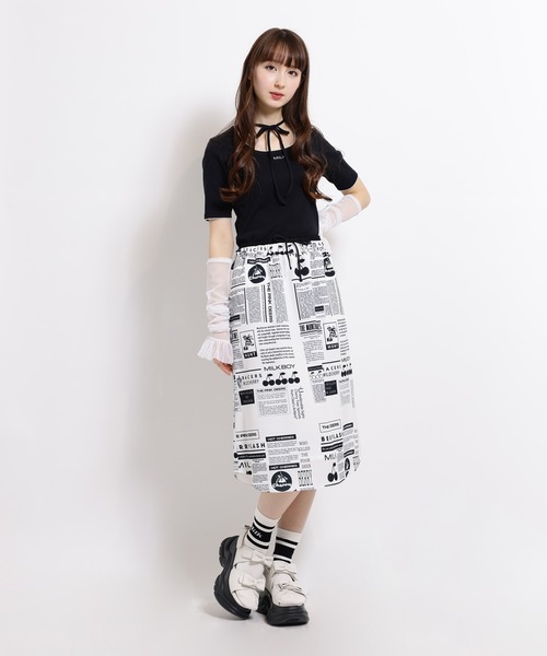 MILK(ミルク)の「チョーカー トップス(Tシャツ/カットソー・レディース・A/C/B・FREE)」の12枚目の写真