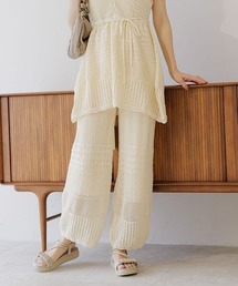 mysty woman | 透かし編みニットパンツ 121003(その他パンツ)