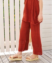mysty woman | 透かし編みニットパンツ 121003(その他パンツ)