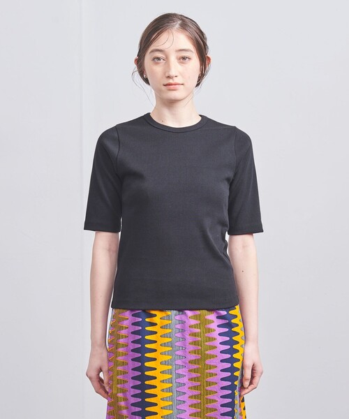 UNITED ARROWS（ユナイテッドアローズ）の「コットン フライス 5S Tシャツ（Tシャツ/カットソー・レディース・ホワイト/ブラック/ダークブラウン/その他1・FREE）」の11枚目の写真