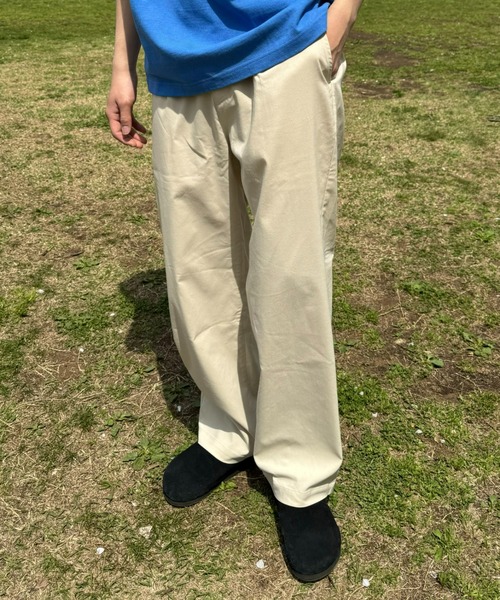 CIAOPANIC TYPY（チャオパニックティピー）の「リネンブレンドストレッチテーパードパンツ（その他パンツ・メンズ・ブラック/サックスブルー/オフホワイト/チャコールグレー・SMALL/MEDIUM/LARGE）」の5枚目の写真