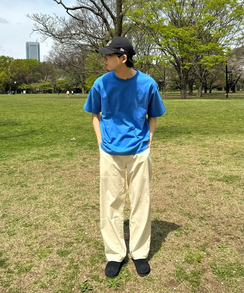 CIAOPANIC TYPY（チャオパニックティピー）の「リネンブレンドストレッチテーパードパンツ（その他パンツ・メンズ・ブラック/サックスブルー/オフホワイト/チャコールグレー・SMALL/MEDIUM/LARGE）」の8枚目の写真