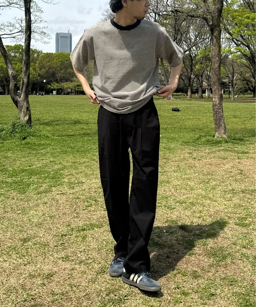 CIAOPANIC TYPY（チャオパニックティピー）の「リネンブレンドストレッチテーパードパンツ（その他パンツ・メンズ・ブラック/サックスブルー/オフホワイト/チャコールグレー・SMALL/MEDIUM/LARGE）」の17枚目の写真