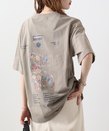 ペイズリークマ柄ヘビーオンスプリントTシャツ