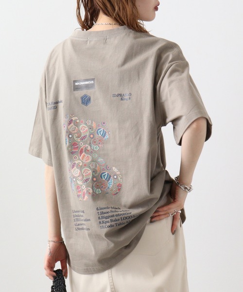 【SALE】ペイズリー ロゴ コットンTシャツ セール】OLIVEDRAB キャリーポケット ロングスリーブTシャツ（T