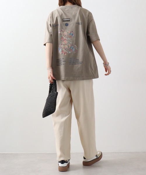 FUNALIVE(ファンアライブ)の「ペイズリークマ柄ヘビーオンスプリントTシャツ(Tシャツ/カットソー・メンズ・カーキ/ブラック/ホワイト・M/L)」の16枚目の写真