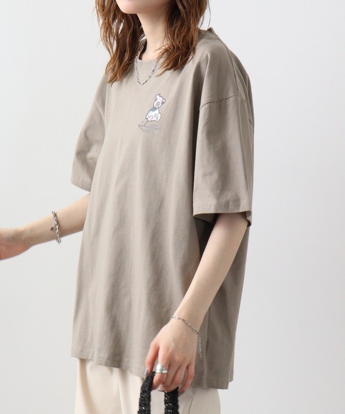 FUNALIVE(ファンアライブ)の「ペイズリークマ柄ヘビーオンスプリントTシャツ(Tシャツ/カットソー・メンズ・カーキ/ブラック/ホワイト・M/L)」の13枚目の写真