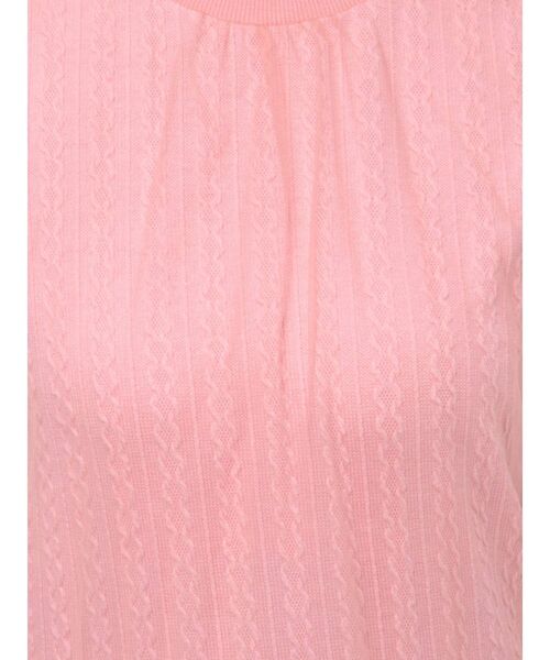 CALNAMUR（カルナムール）の「シアーカバーノースリーブトップス（Tシャツ/カットソー・レディース・ホワイト/ピンク/ブラック・FREE）」の20枚目の写真