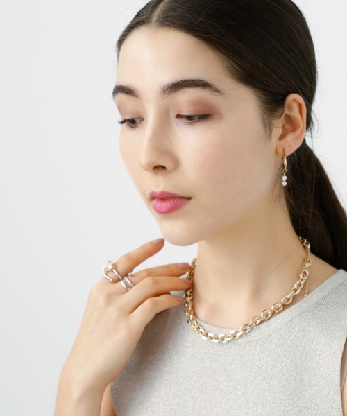 saloon（サルーン）の「SALOON(サルーン)/　チェーンネックレス（ネックレス・レディース・その他2・FREE）」の2枚目の写真