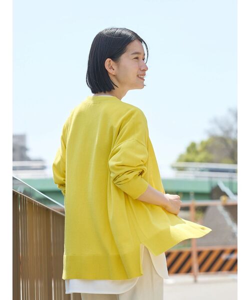 セール】UVカットVネックニットカーディガン（カーディガン/ボレロ