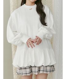 merry jenny | チュールレイヤードバルーンスウェット(スウェット)