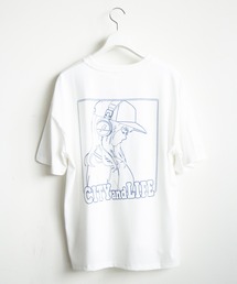 COMMON WARE（コモンウェアー）の「COMMONWARE:16/-TC天竺EMOモノトーンプリント TEE（Tシャツ/カットソー）」