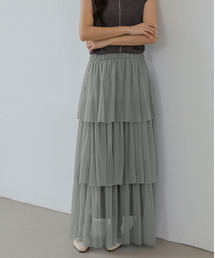 ECLIN | ティアードチュールフリルスカート(スカート)