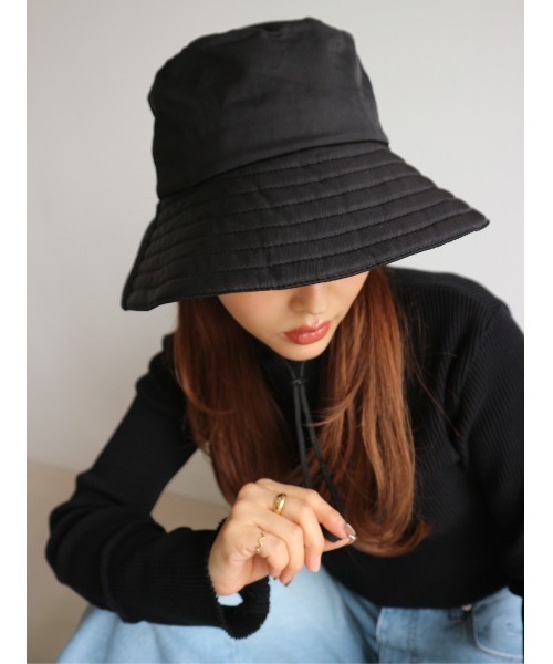 新品 TRUNC 88 Pocketable Bucket Hat ブラック TRUNC 88（トランクエイティーエイト）の「Pocketable Bucket