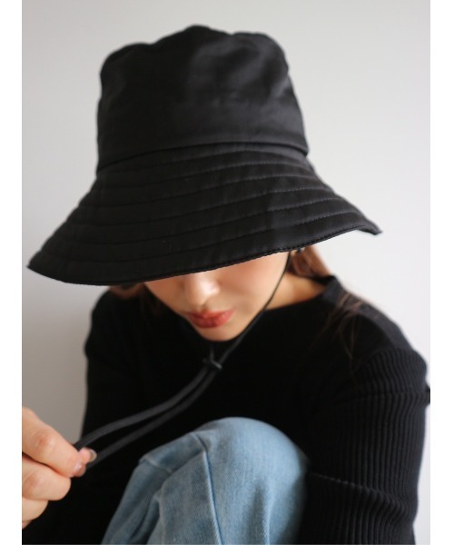 新品 TRUNC 88 Pocketable Bucket Hat ブラック TRUNC 88（トランクエイティーエイト）の「Pocketable Bucket