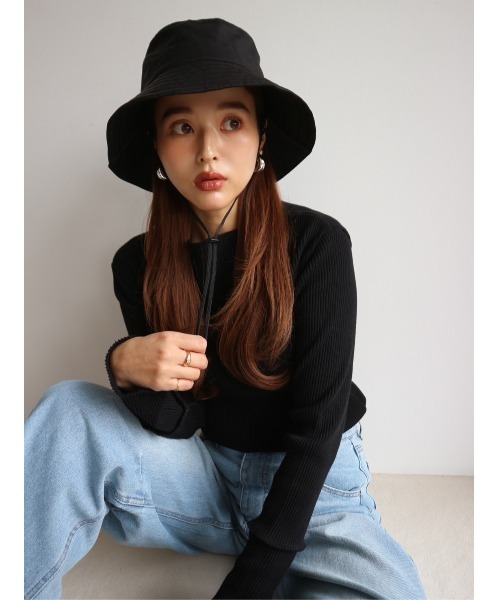 新品 TRUNC 88 Pocketable Bucket Hat ブラック TRUNC 88（トランクエイティーエイト）の「Pocketable Bucket