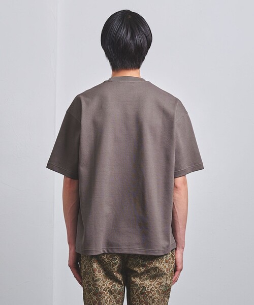 UNITED ARROWS（ユナイテッドアローズ）の「タックジャージ Tシャツ（Tシャツ/カットソー・メンズ・モカ/ダークグレー/ホワイト・XL/L/S/M）」の12枚目の写真