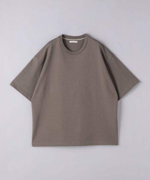 UNITED ARROWS（ユナイテッドアローズ）の「タックジャージ Tシャツ（Tシャツ/カットソー・メンズ・モカ/ダークグレー/ホワイト・XL/L/S/M）」の13枚目の写真