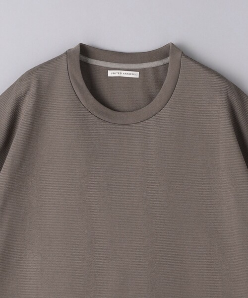 UNITED ARROWS（ユナイテッドアローズ）の「タックジャージ Tシャツ（Tシャツ/カットソー・メンズ・モカ/ダークグレー/ホワイト・XL/L/S/M）」の15枚目の写真