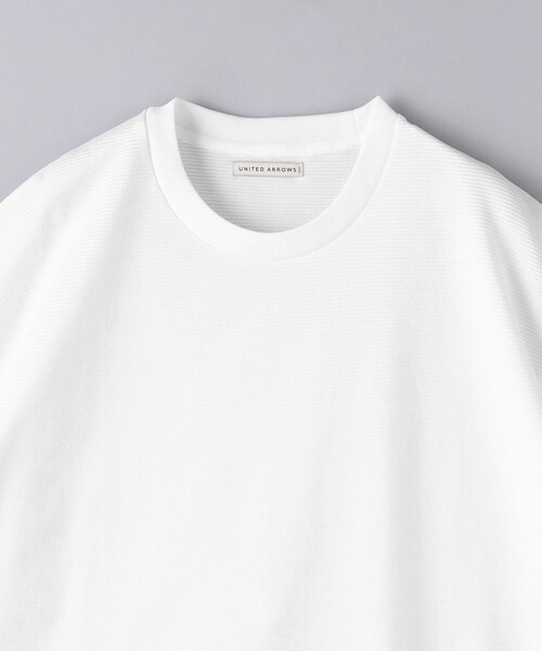 UNITED ARROWS（ユナイテッドアローズ）の「タックジャージ Tシャツ（Tシャツ/カットソー・メンズ・モカ/ダークグレー/ホワイト・XL/L/S/M）」の20枚目の写真