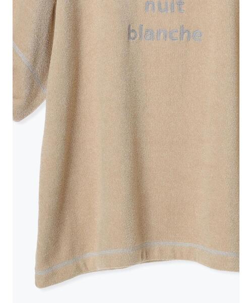 Et grenier by Samansa Mos2（エグルニエバイサマンサモスモス）の「【抗菌防臭】ロゴチェーンステッチパイル地ルームトップス（ルームウェア/パジャマ・レディース・ネイビー/イエロー/ベージュ・F）」の8枚目の写真