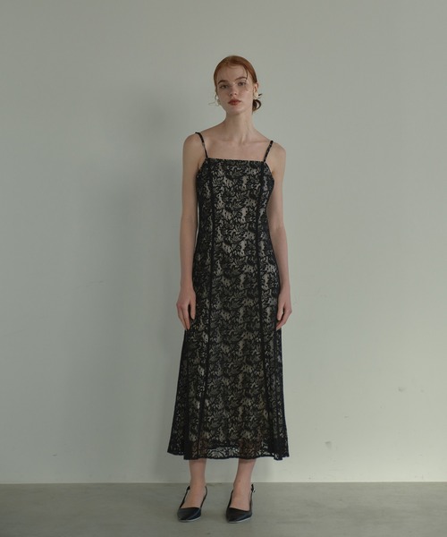 ANDRESD（アンドレスド）の「piping layered dress パイピング