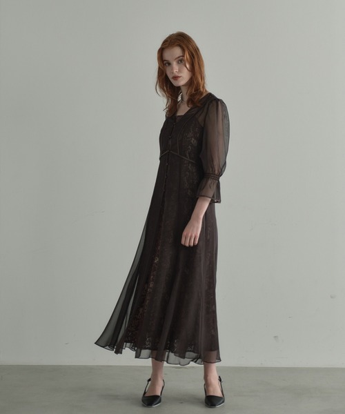 ANDRESD アンドレスド 【 piping layered dress 】 ANDRESD（アンドレスド）の「piping layered dress パイピング