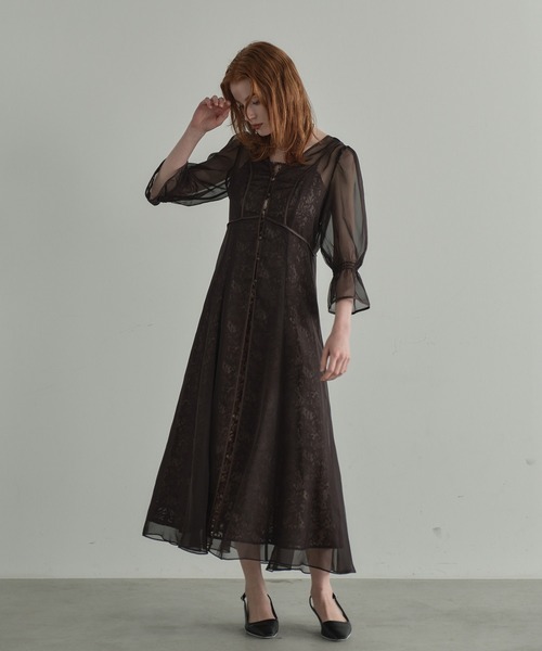 ANDRESD（アンドレスド）の「piping layered dress / パイピング 