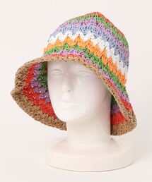 Anthe（アンテ）の「【Anthe】マルチボーダーペーパーHAT / ANT-0019（ハット）」