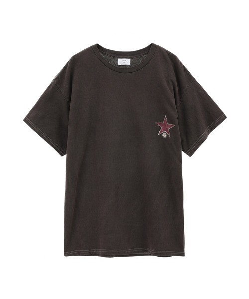 CONVERSE TOKYO(コンバーストウキョウ)の「PIGMENT DYE BACK PRINT TEE(Tシャツ/カットソー・レディース・ブルー/ホワイト/ブラック/パープル/ネイビー・MEDIUM/SMALL)」の12枚目の写真