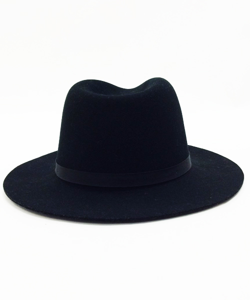 schott（ショット）の「Schott/ショット/HOMESTEAD HAT/ホームステッド フェルトハット（ハット・メンズ・ブラック/グレー・MEDIUM/X-LARGE/LARGE）」の4枚目の写真