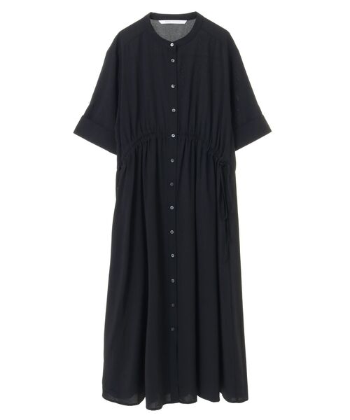 Editt by YECCA VECCA（エディットバイイェッカヴェッカ）の「ドロストデザインシャツワンピース（シャツワンピース・レディース・ブラック/カーキ/グリーン・FREE）」の9枚目の写真