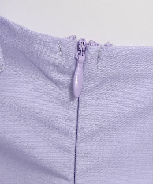 clear（クリア）の「リボンキャミソールビスチェ［着回し抜群 大人 カジュアル］≪再入荷≫（Tシャツ/カットソー・レディース・ラベンダー/オフホワイト/ブラック・F）」の5枚目の写真