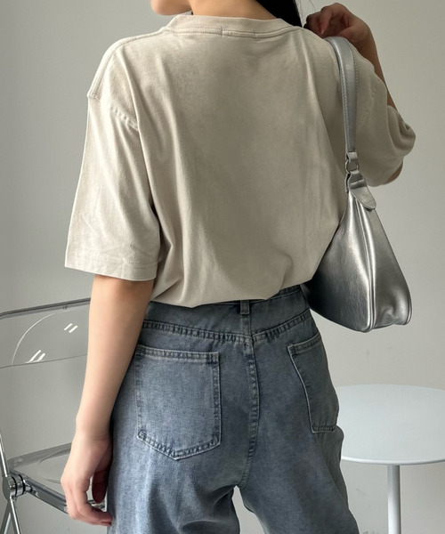 SNOOPY（スヌーピー）の「【PEANUTS/SNOOPY】別注 ピーナッツ スヌーピー 「MUSIC」ヴィンテージ風Tシャツ（Tシャツ/カットソー・レディース・ライトブルー/ブラック/アイボリー・S/M/L/XL）」の8枚目の写真