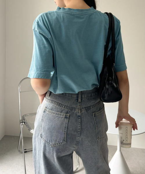 SNOOPY（スヌーピー）の「【PEANUTS/SNOOPY】別注 ピーナッツ スヌーピー 「MUSIC」ヴィンテージ風Tシャツ（Tシャツ/カットソー・レディース・ライトブルー/ブラック/アイボリー・S/M/L/XL）」の16枚目の写真