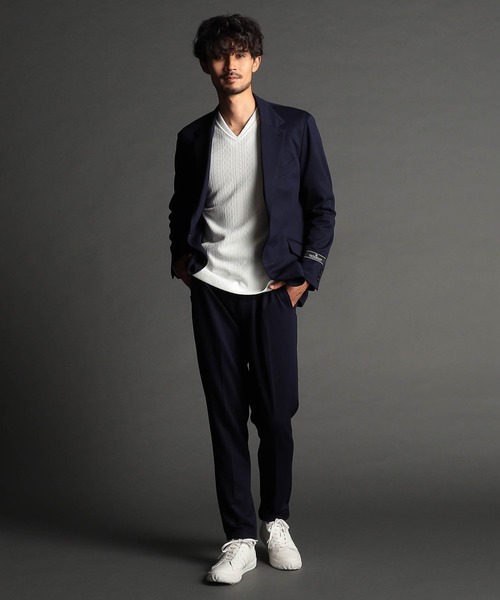 セール】レーヨンツイルジャージ イージースラックス（スラックス