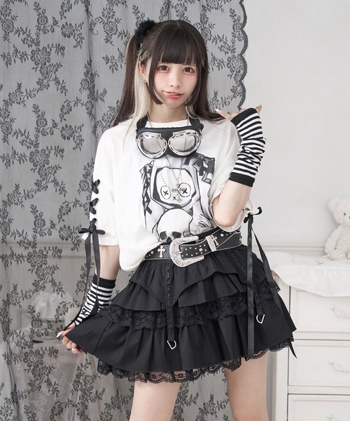 ガーターティアードスカート（スカート）｜Pal elfy（パルエルフィー