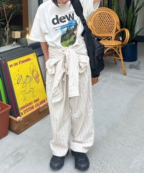 nemne store(ネンネストア)の「風景Tシャツ(Tシャツ/カットソー・レディース・オートミール/オフホワイト・フリー)」の4枚目の写真