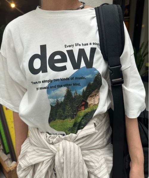 nemne store(ネンネストア)の「風景Tシャツ(Tシャツ/カットソー・レディース・オートミール/オフホワイト・フリー)」の5枚目の写真