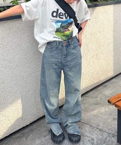nemne store(ネンネストア)の「風景Tシャツ(Tシャツ/カットソー・レディース・オートミール/オフホワイト・フリー)」の9枚目の写真