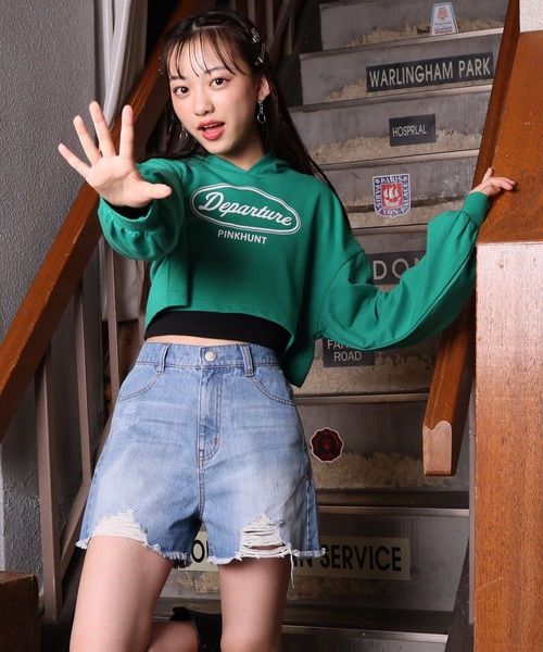 ビタミンカラー パステルオレンジデニムリメイク ハンドバッグ 9090 Trip Color Denim – YZ