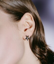 LAPUIS | ＜LAPUIS＞Coil Star ピアス(ピアス（両耳用）)