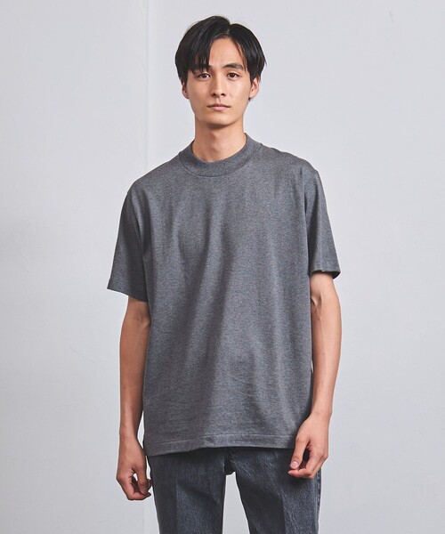 SARROWS/サローズ オーガニックコットン モックネック Tシャツ