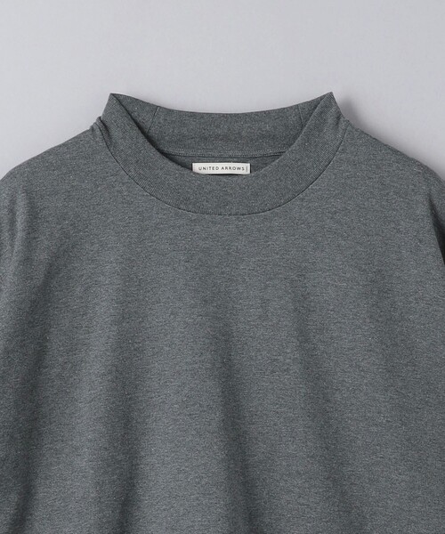 UNITED ARROWS（ユナイテッドアローズ）の「SARROWS/サローズ オーガニックコットン モックネック Tシャツ（Tシャツ/カットソー・メンズ・ホワイト/ダークグレー・S/M/L/XL）」の12枚目の写真